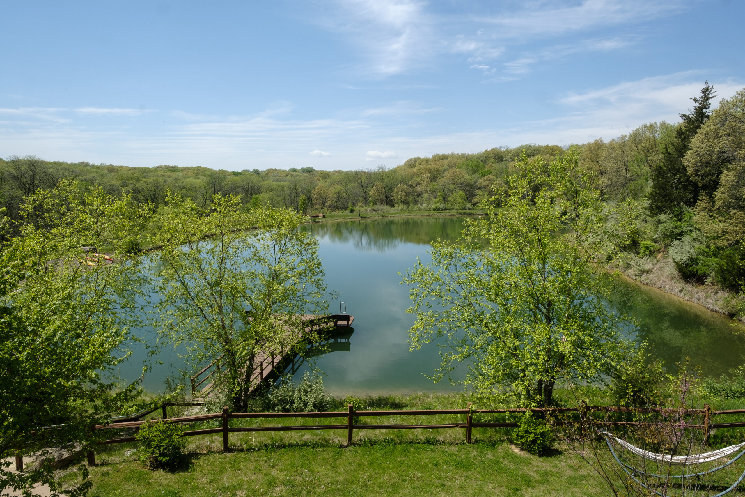 Overview of the healing, nature-focused campus at Top of the World Ranch, a leading addiction and dual diagnosis treatment center in Milan IL.
